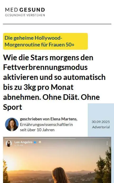 Med Gesund: magazin.med-gesund.de/metabolic-hollywood-morgenroutine-s